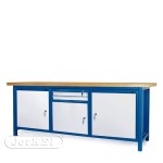 Stół warsztatowy HSS04 + 2 szafki S12 + S11