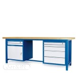 Stół warsztatowy HSS04 + szafki S11 i S13