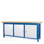 Stół warsztatowy HSS04 + 3 szafki S12