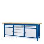 Stół warsztatowy HSS04 + 2 szafki S11 + S13