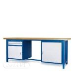 Stół warsztatowy HSS04 + szafki S11 i S12