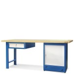 Stół warsztatowy HSS08 z szafką H11 i szufladą