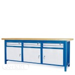 Stół warsztatowy HSS04 + 3 szafki S11