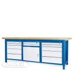 Stół warsztatowy HSS04 + 2 szafki S13 + S11