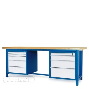 Stół warsztatowy HSS04 + szafki S13 i S14