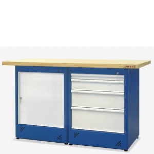 Stół warsztatowy HSS07 z szafką H11 i H12