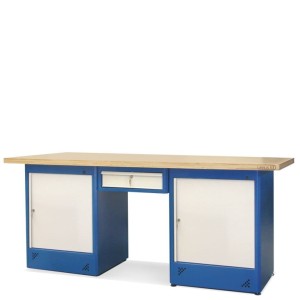 Stół warsztatowy HSS08 + 2 szafki H11 + szuflada