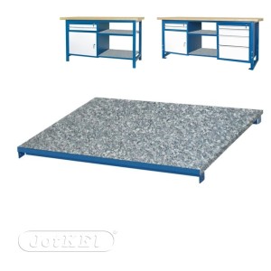 Półka pokryta PCV do stołu warsztatowego