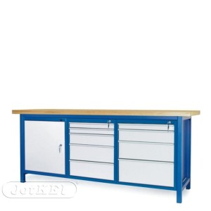 Stół warsztatowy HSS04 + szafki S12+S13 +S14