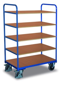 Wózek z 5 półkami wysoki