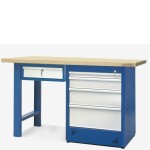 Stół warsztatowy HSS07 z szafką H12 i szufladą
