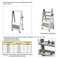 27041 wózek z szufladami do opraw CNC konstrukcja